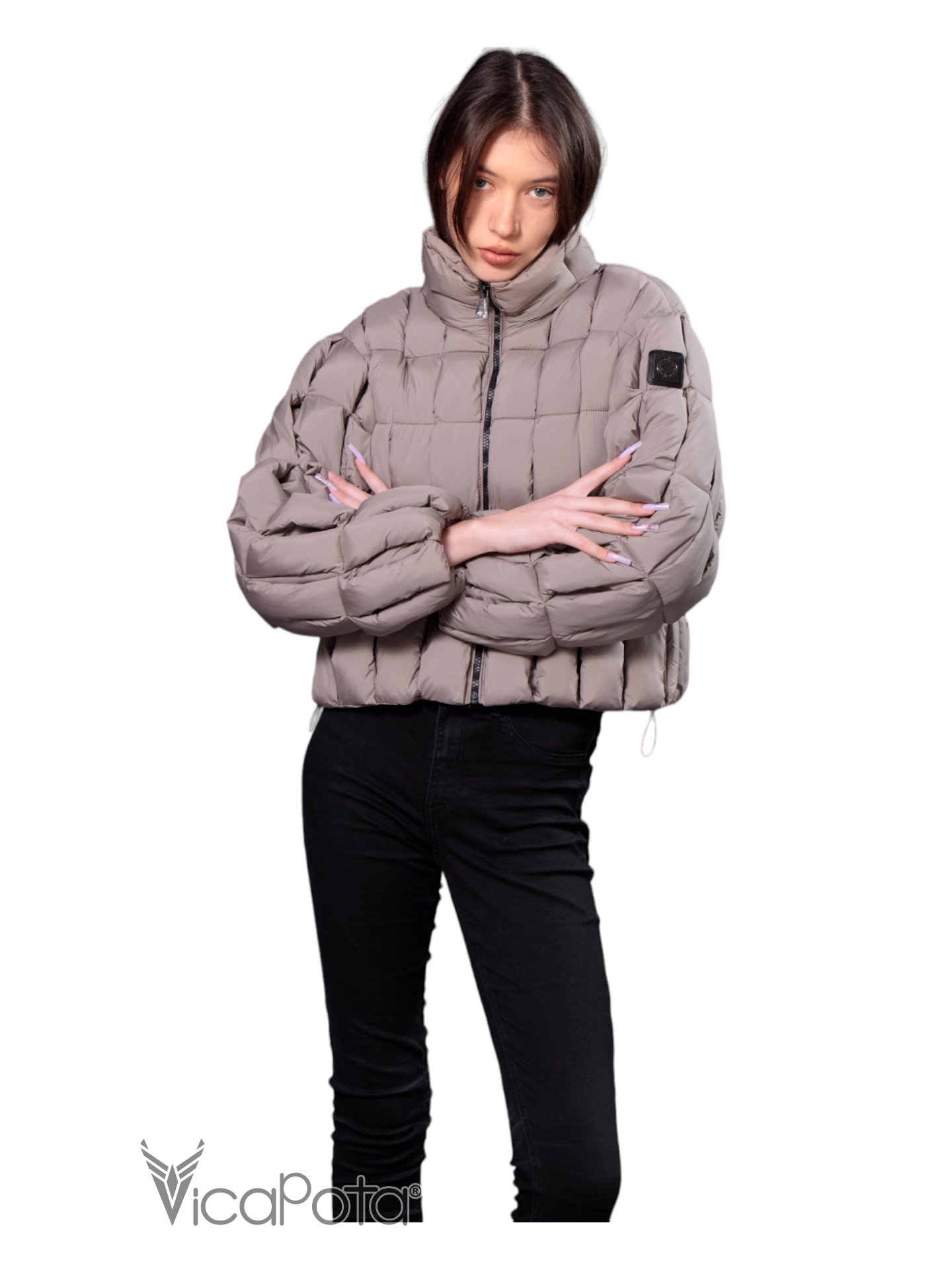 Куртка женская текстильная демисезонная 27-600 КНР