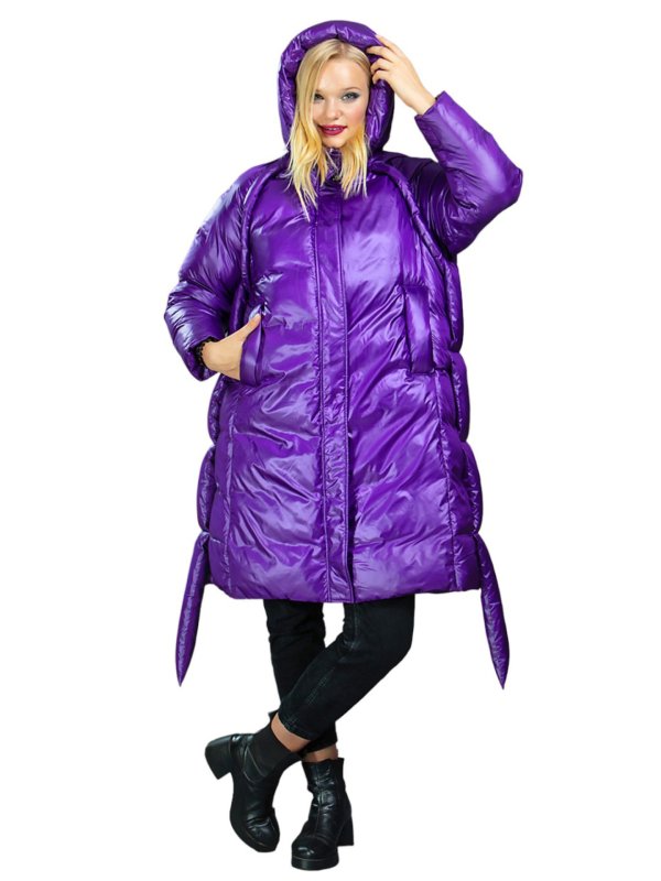 Розпродаж жіночих зимових пуховиків з натуральним чи штучним наповнювачем 36-652