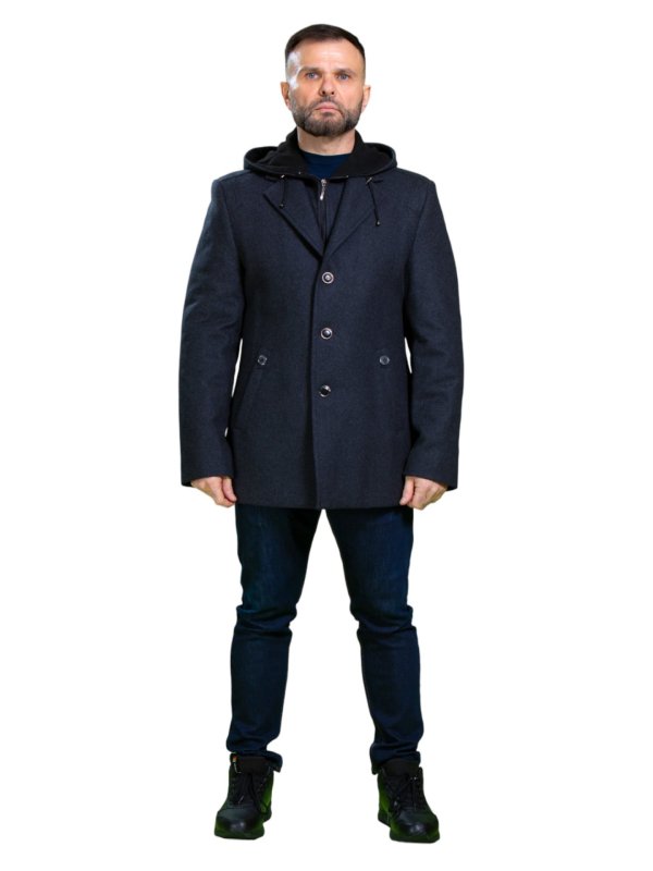 Чоловіче пальто, зимове або демісезонне
12-841