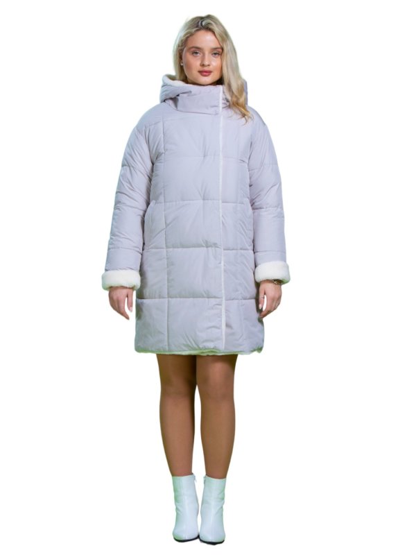 Розпродаж жіночих зимових пуховиків з натуральним чи штучним наповнювачем 31-479