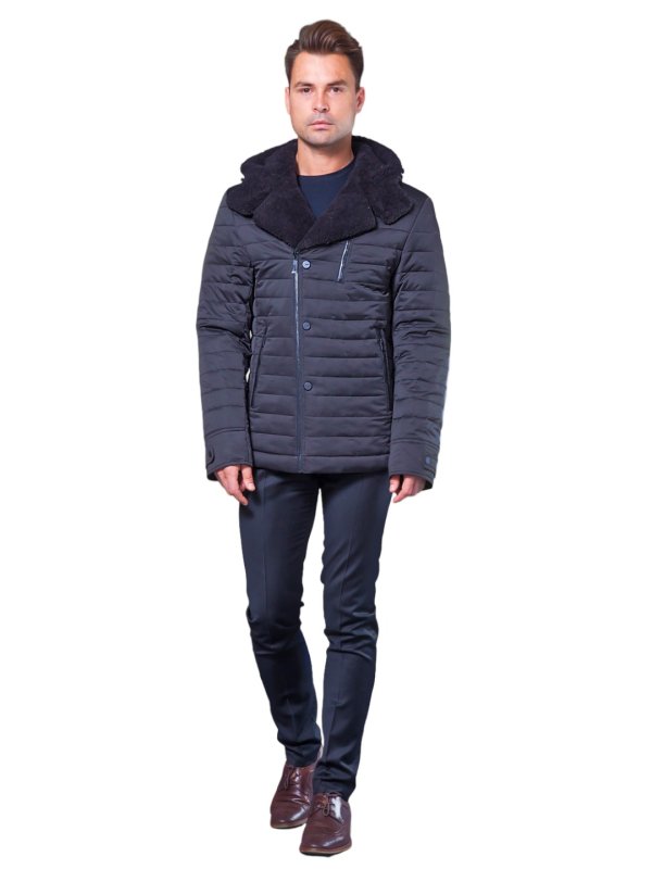 Чоловічий зимовий пуховик з текстилю
36-230