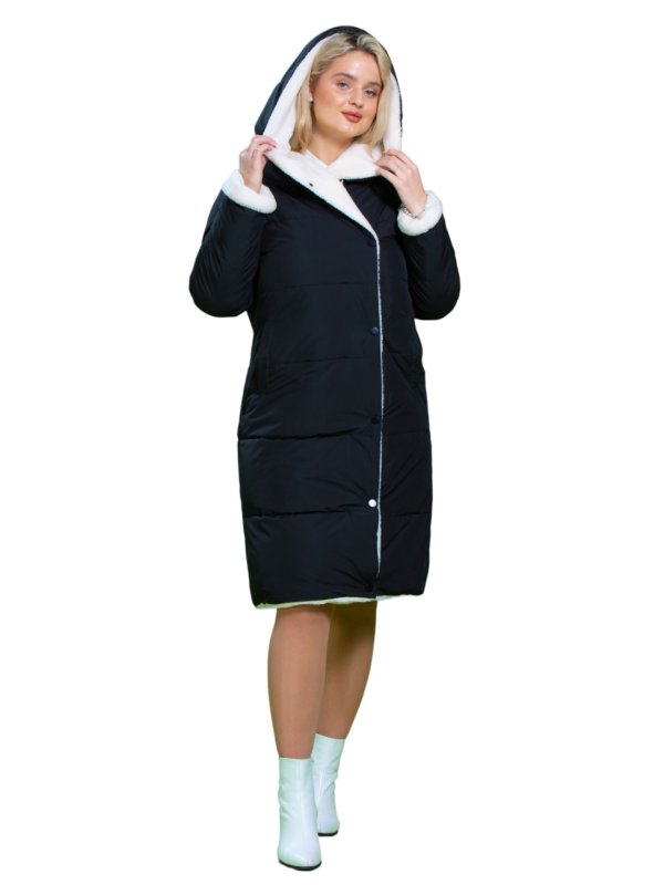 Розпродаж жіночих зимових пуховиків з натуральним чи штучним наповнювачем 31-486