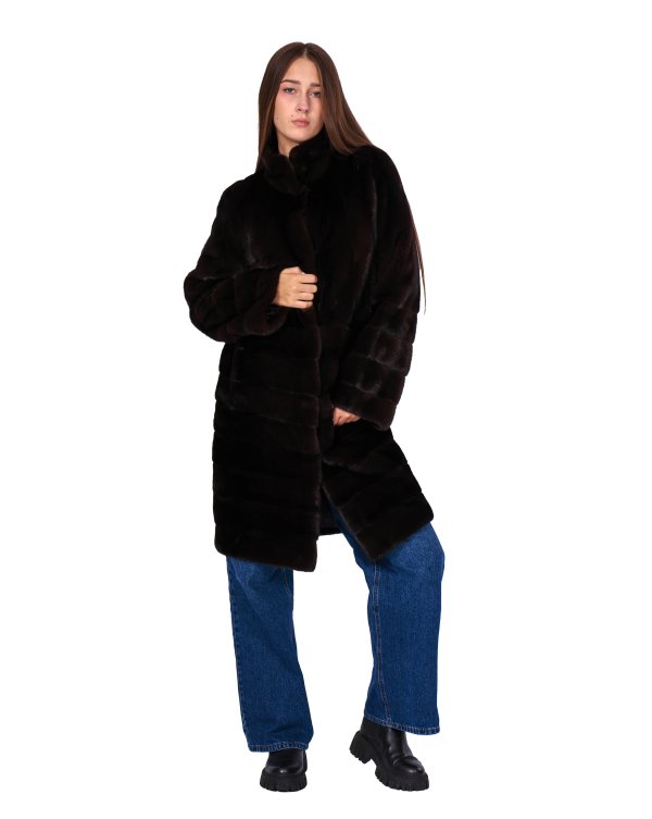Жіноча норкова шуба 24-2073