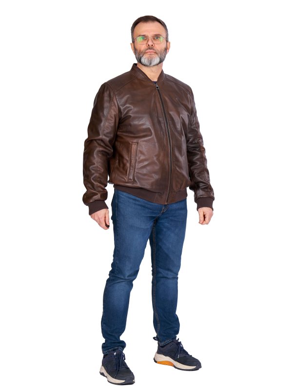 Чоловіча шкіряна куртка
18-9676