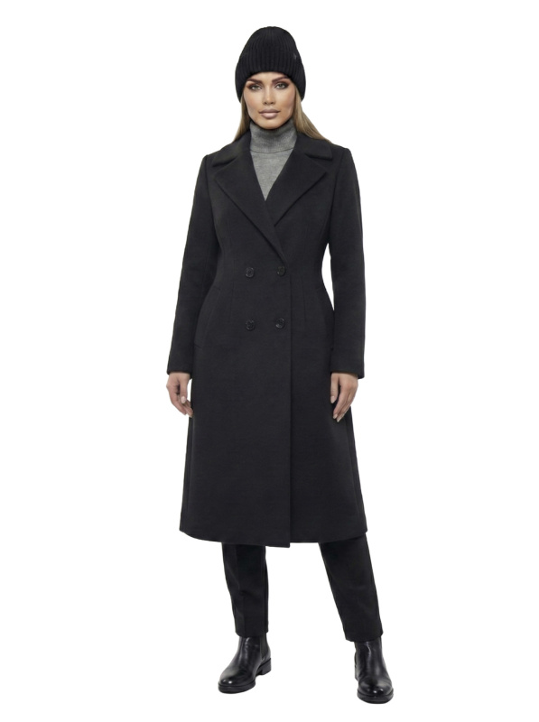 Зимове кашемірове пальто для жінок 48-269