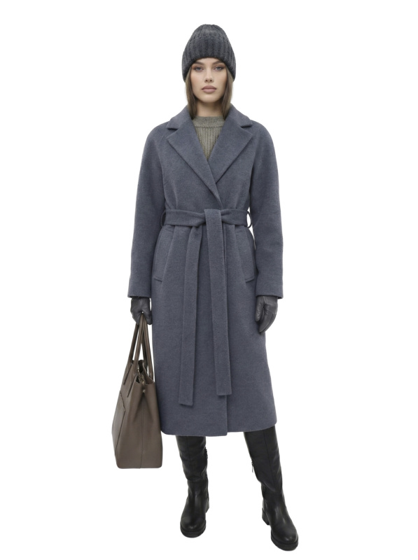 Зимове кашемірове пальто для жінок 48-260