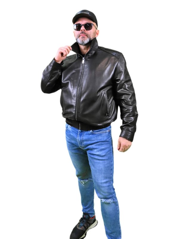 Чоловіча шкіряна куртка
18-9462