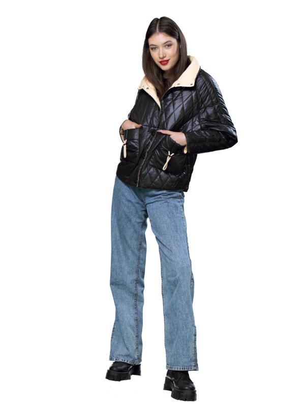 Куртка жіноча демісезонна текстильна 36-1127