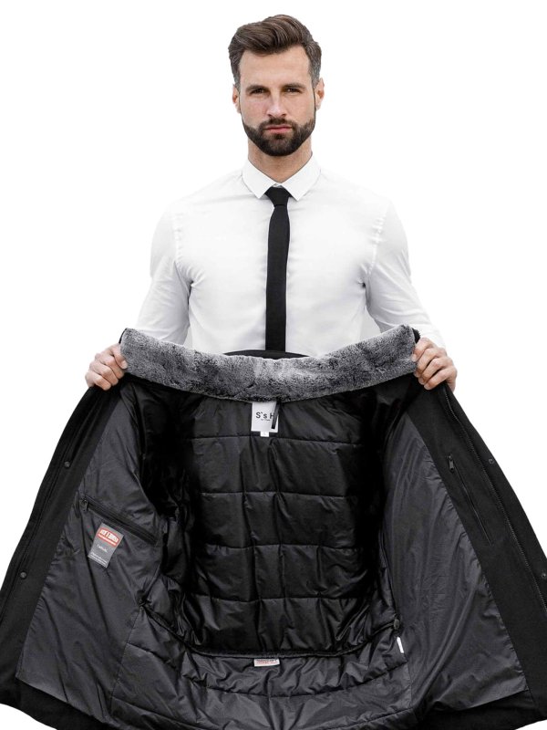 Мужской зимний пуховик из текстиля
36-891