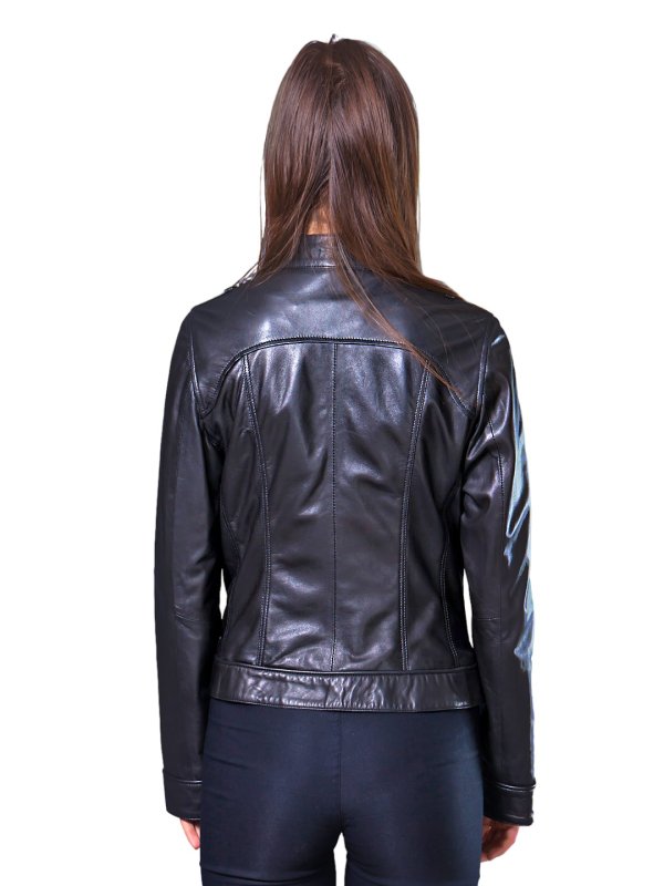 Куртка шкіряна жіноча 9-6366