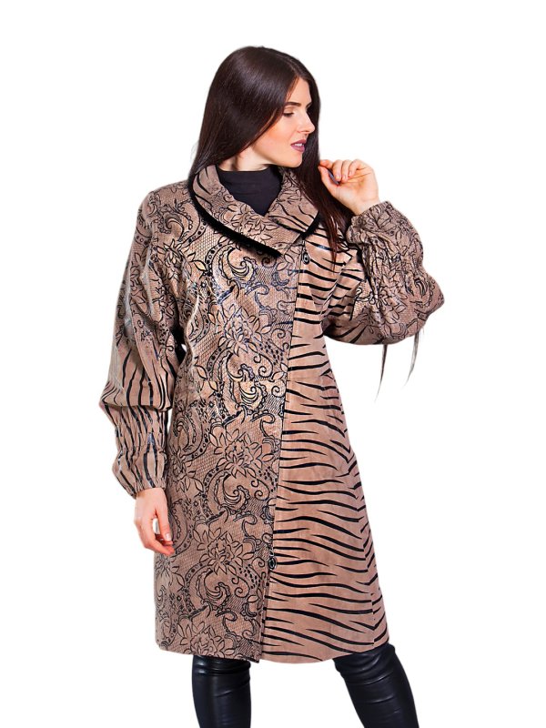 Жіноча шкіряна куртка зі знижкою 9-6514