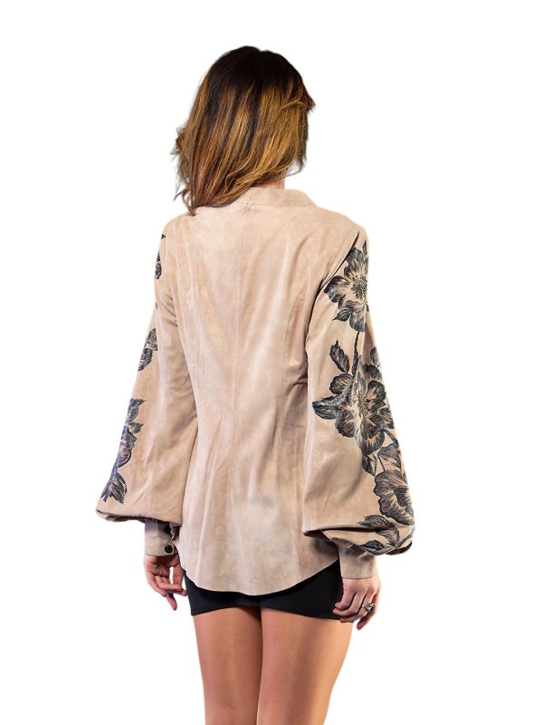 Жіноча шкіряна куртка зі знижкою 9-7236