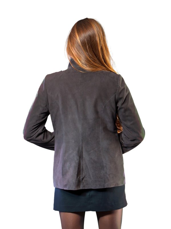 Жіноча шкіряна куртка зі знижкою 9-7377