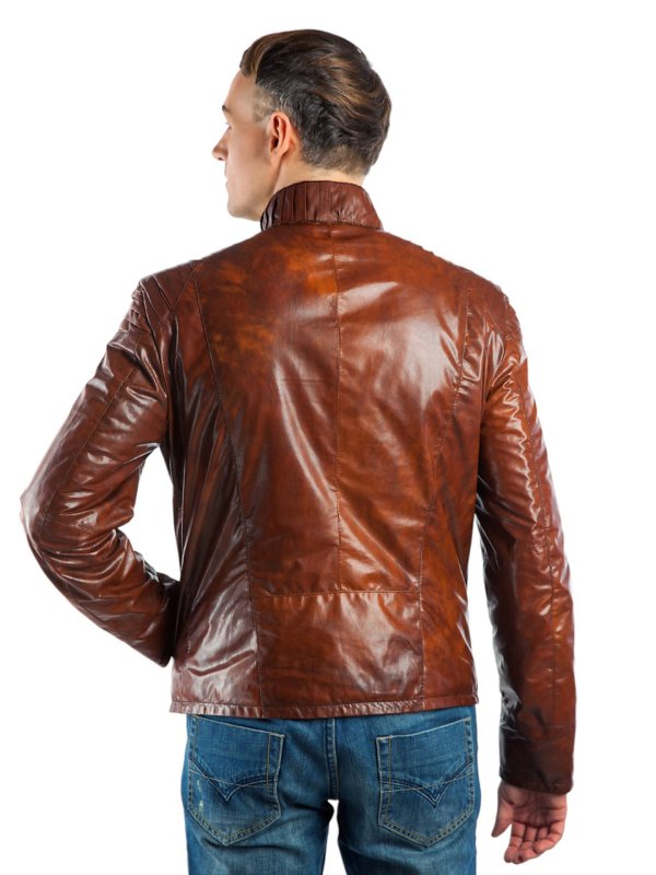 Чоловіча шкіряна куртка зі знижкою
9-6982