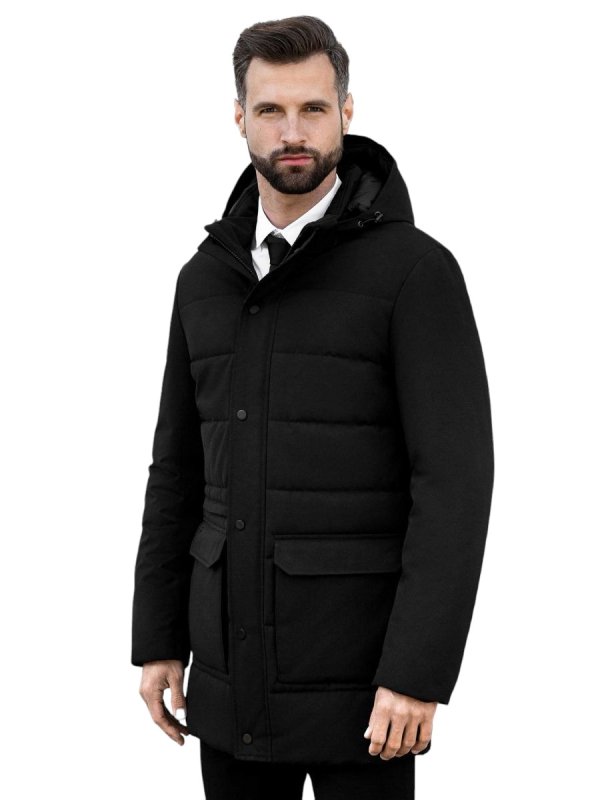 Мужской зимний пуховик из текстиля
36-855