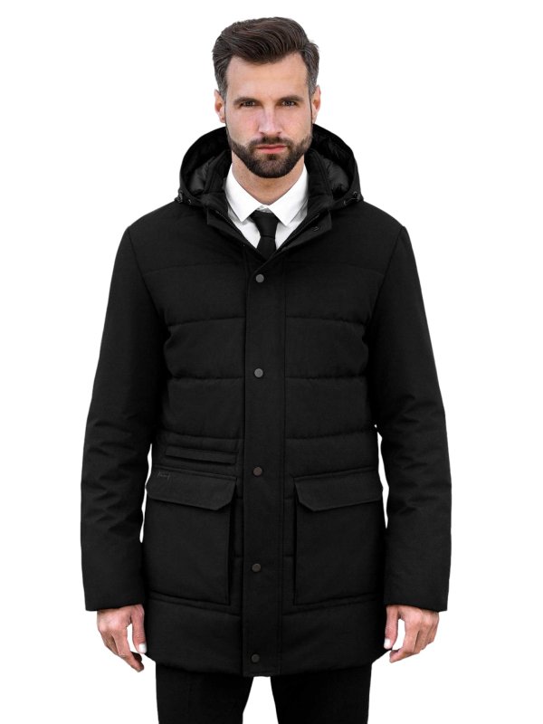 Мужской зимний пуховик из текстиля
36-855