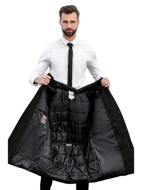 Мужской зимний пуховик из текстиля
36-855