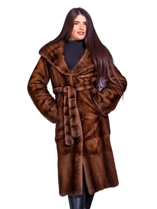 Жіноча норкова шуба 24-1962