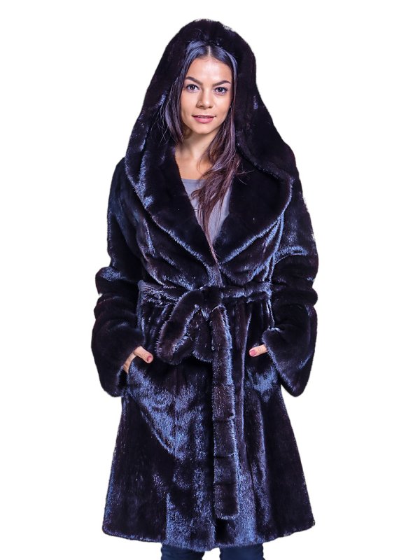 Жіноча норкова шуба 24-2048