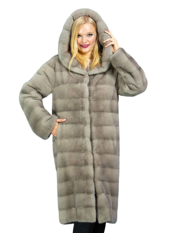 Жіноча норкова шуба 24-1935