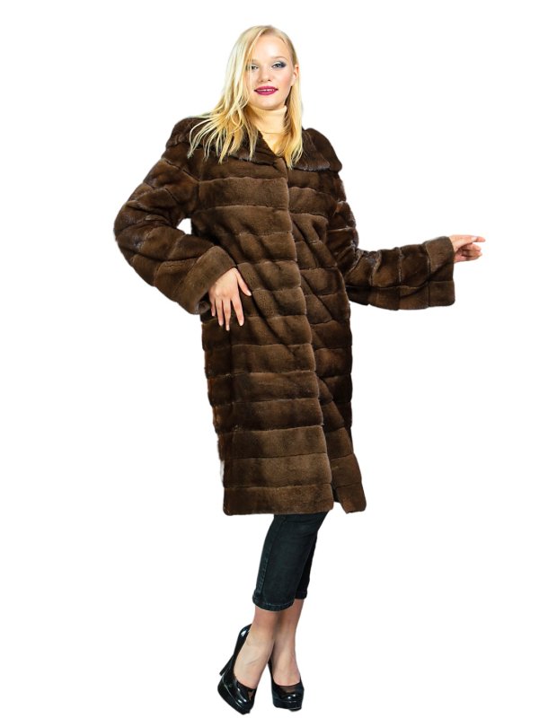 Жіноча норкова шуба 24-1936