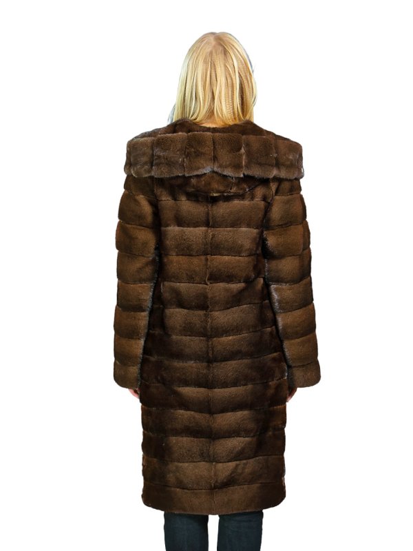 Жіноча норкова шуба 24-1936