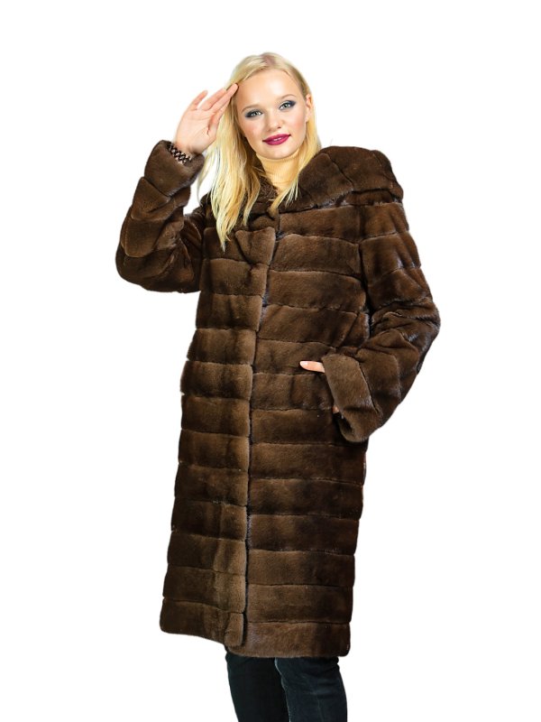 Жіноча норкова шуба 24-1936