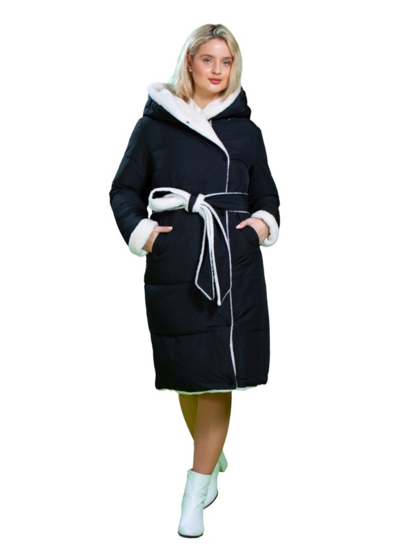Розпродаж жіночих зимових пуховиків з натуральним чи штучним наповнювачем 31-486