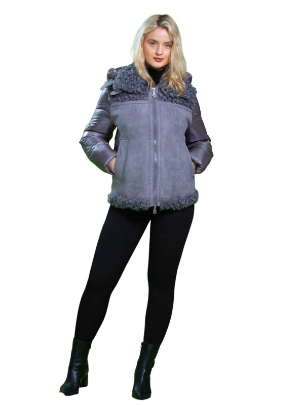 Распродажа женских зимних пуховиков с натуральным или искусственным наполнителем 36-1010