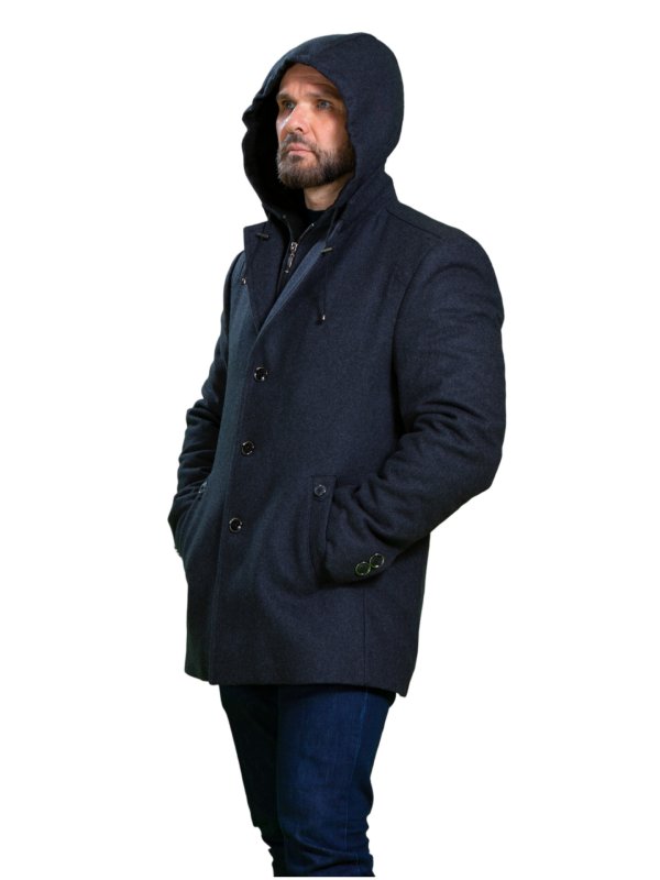 Чоловіче пальто, зимове або демісезонне
12-841
