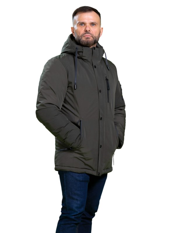 Чоловічий зимовий пуховик з текстилю
36-995