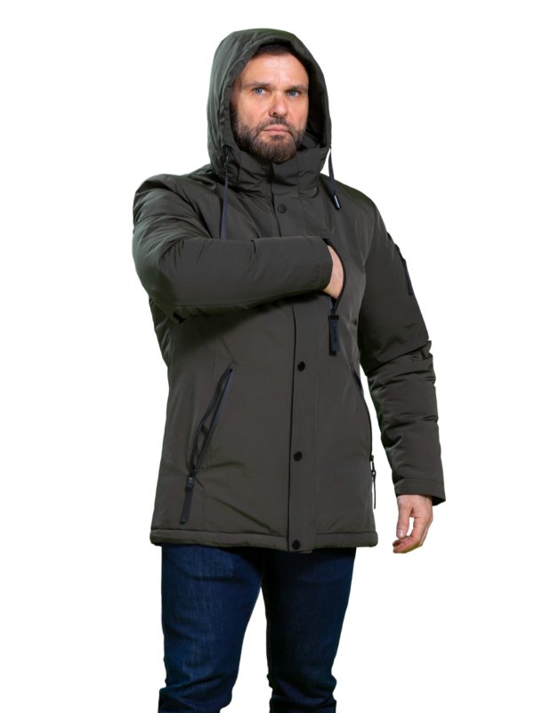 Чоловічий зимовий пуховик з текстилю
36-995