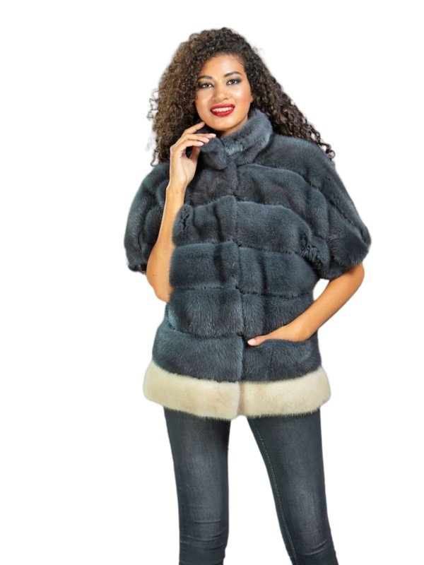 Жіноча норкова шуба 24-1985