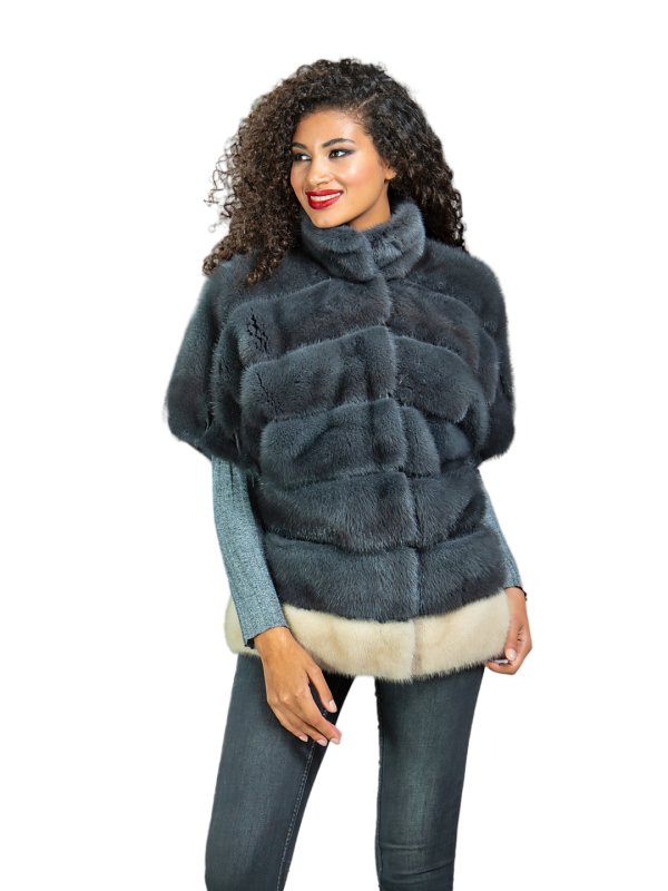 Жіноча норкова шуба 24-1985