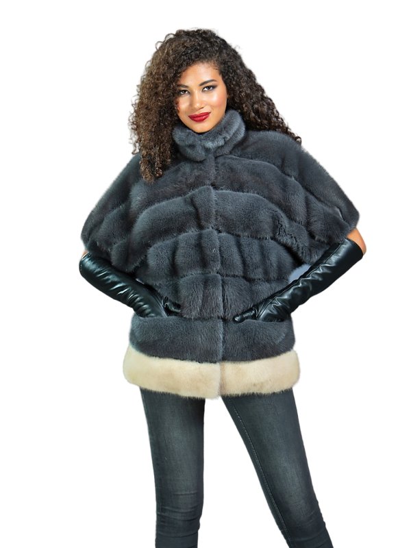 Жіноча норкова шуба 24-1985