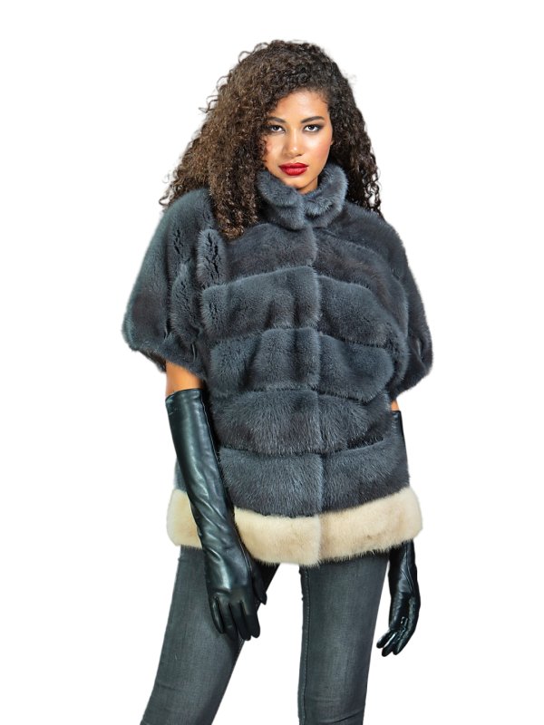 Жіноча норкова шуба 24-1985