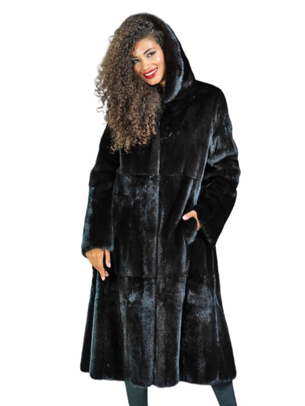 Женская норковая шуба 24-1951