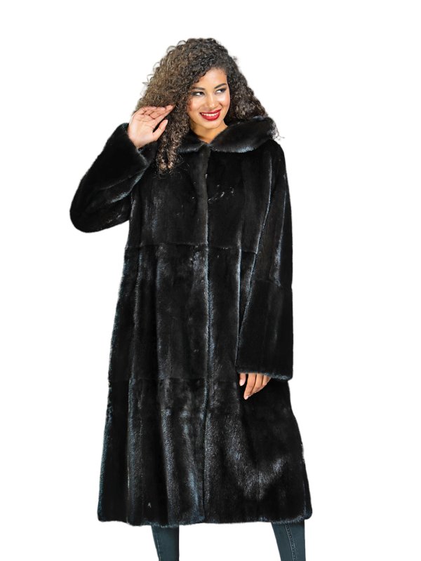 Женская норковая шуба 24-1951