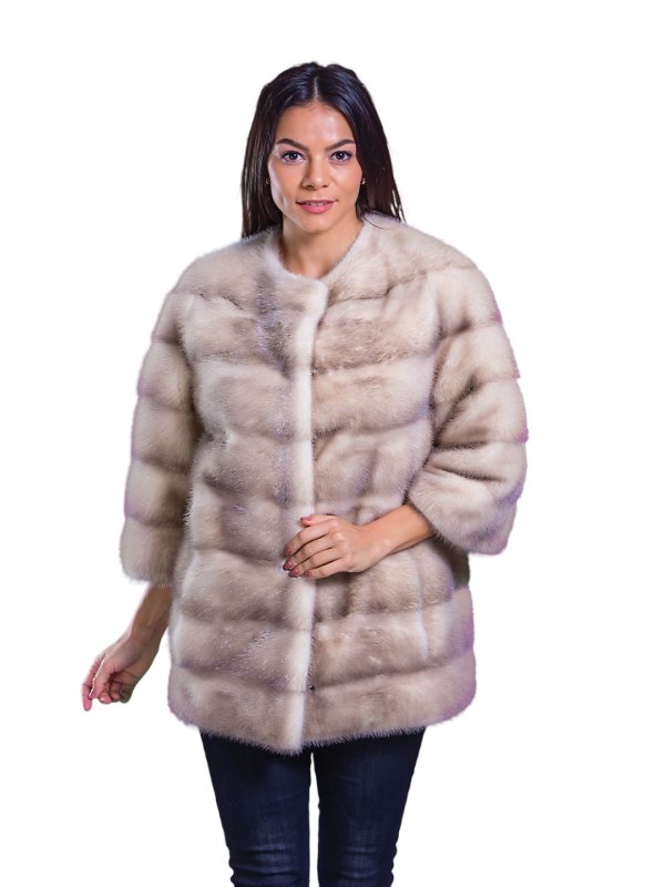 Женская норковая шуба 24-1872