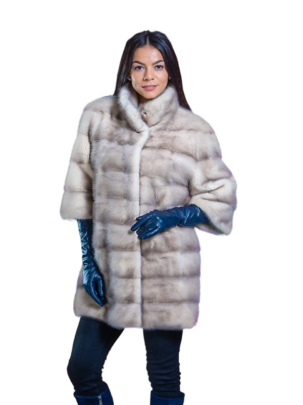 Жіноча норкова шуба 24-1876