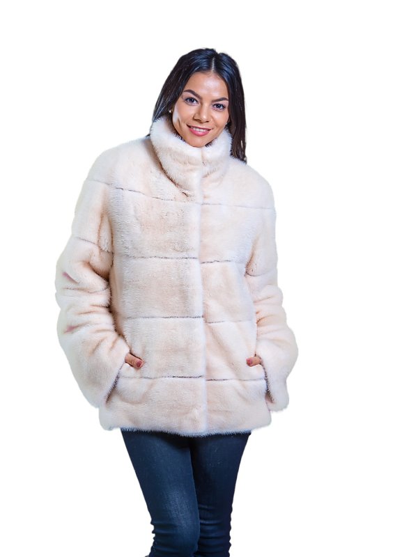 Жіноча норкова шуба 24-1877