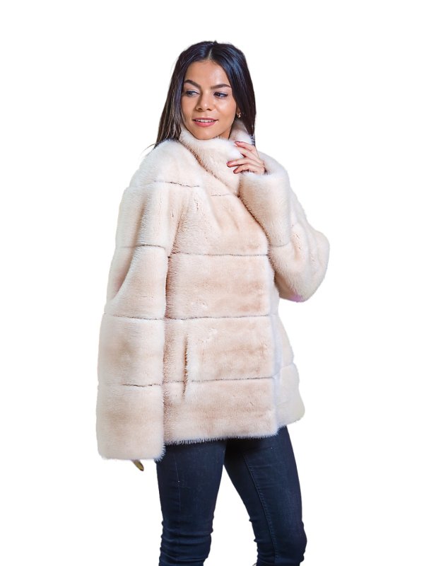 Жіноча норкова шуба 24-1877