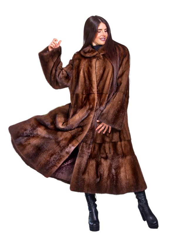 Жіноча норкова шуба 24-1806