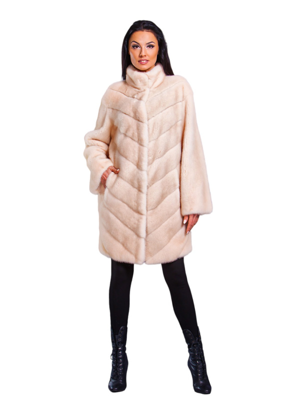 Жіноча норкова шуба 24-1794