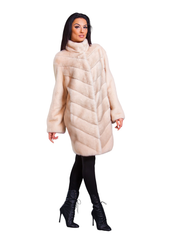 Жіноча норкова шуба 24-1794