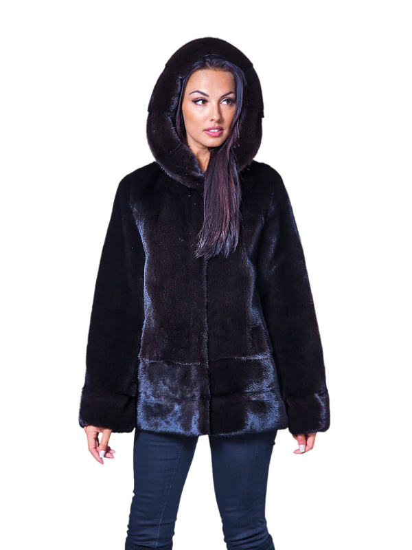 Жіноча норкова шуба 24-2098