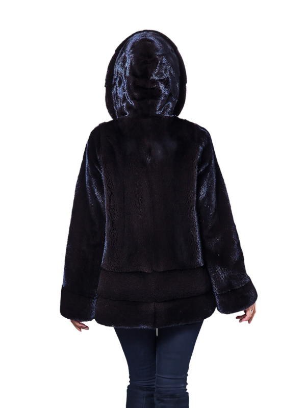 Жіноча норкова шуба 24-2098