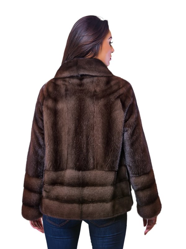 Женская норковая шуба 24-2089