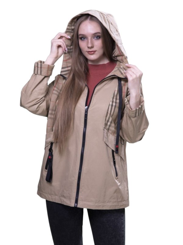 Куртка женская текстильная демисезонная 49-298