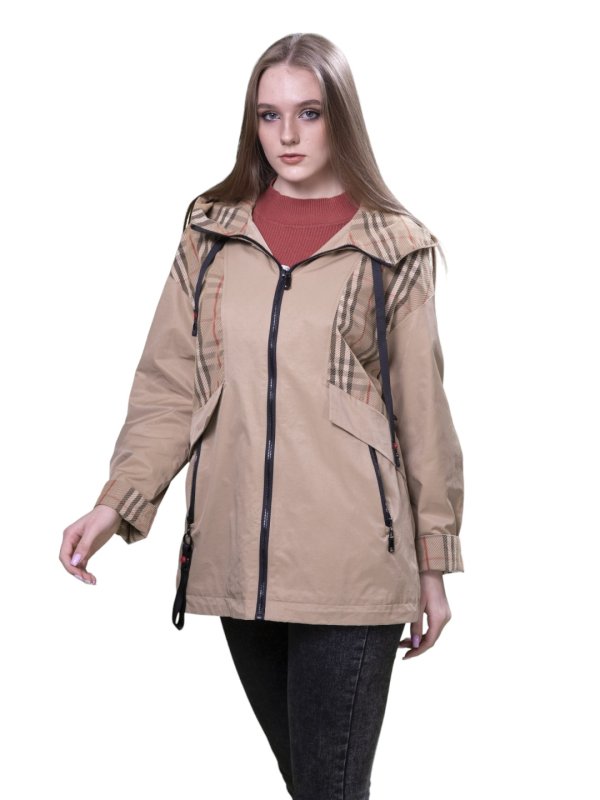 Куртка женская текстильная демисезонная 49-298